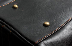 Genuine Leather Mens Cool Weekender Bag Travel Bag Duffle Bags Overnight Bag Holdall Bag for men