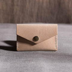 Handmade Leather Mens Cool billfold Wallet Card Holder Small Card Slim Wallets for Men