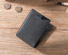 Leather Mens Cool billfold Wallets Card Holder Small Card Slim Wallets for Men