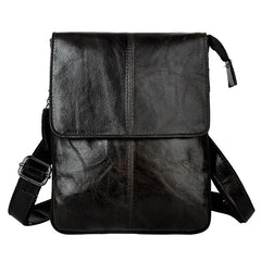 Mens Leather Small COURIER BAG Side Bag Waist Pouch Holster Belt Case Belt Pouch for Men