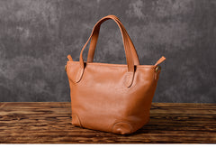 Handmade Leather Women Small Tote Handbag Shoulder Bag For Women
