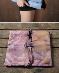 Handmade Leather clutch purse shoulder bag for women leather crossbody bag - EverHandmade