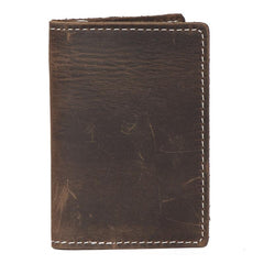 Handmade Leather Mens Cool billfold Wallet Card Holder Small Card Slim Wallets for Men