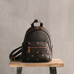 Cute LEATHER Mini WOMEN Backpack Purse Small Backpack FOR WOMEN