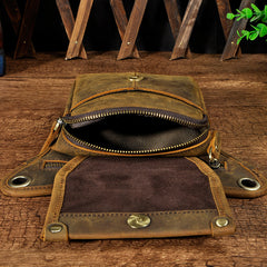Leather Belt Pouch for men Shoulder Bag Waist Bag BELT BAG For Men