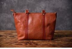Brown Leather Women Handbag Work Bag Shoulder Bag For Women