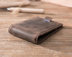 Leather Mens Cool billfold Wallets Card Holder Small Card Slim Wallets for Men