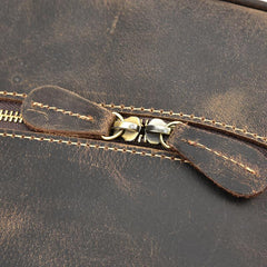 Cool Leather Mens Weekender Bag Travel Bags Duffle Bags Holdall Bag for men