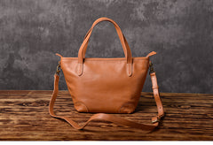 Handmade Leather Women Small Tote Handbag Shoulder Bag For Women
