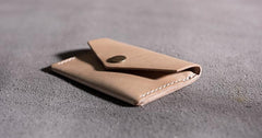 Handmade Leather Mens Cool billfold Wallet Card Holder Small Card Slim Wallets for Men