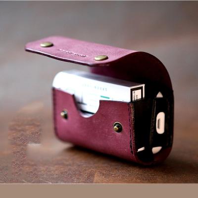 Cool Leather Mens IQOS Cigarette Case With Belt Clip IQOS Holder Belt Loop for Men