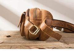 Leather Mens FANNY PACK MENS WAIST BAG HIP PACK BELT BAG FOR MEN