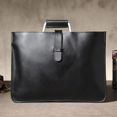 Leather Mens Vintage Briefcase Handbag Work Bag Business Bag Laptop Bag for men