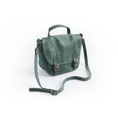 Vintage LEATHER WOMEN Satchel Crossbody Purses School SHOULDER BAG FOR WOMEN