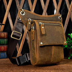 Leather Belt Pouch for men Shoulder Bag Waist Bag BELT BAG For Men