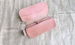 Cool Leather Mens Biker Chain Wallet Cool Handmade Long Biker Wallet with Chain