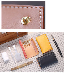 Cute LEATHER Womens Small Key Wallet Card Wallet Leather Key Wallet FOR Women