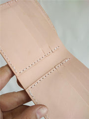 [On Sale] Handmade Cool Mens Snake Skin Bifold Small Wallet Slim billfold Wallet for Men