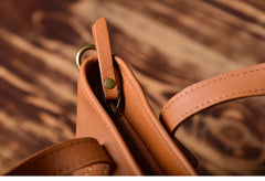 Handmade Leather Women Small Tote Handbag Shoulder Bag For Women