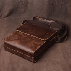 Cool leather mens messenger bag vintage Side Bag shoulder bag for men