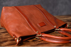 Brown Leather Women Handbag Work Bag Shoulder Bag For Women