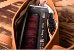 Handmade Leather Women Small Tote Handbag Shoulder Bag For Women