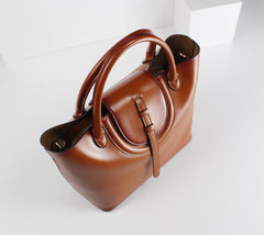 Leather handbag shoulder bag brown black Gray Red for women leather crossbody bag