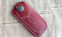Cool Leather Mens Biker Chain Wallet Cool Handmade Long Biker Wallet with Chain