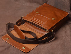 Cool leather mens messenger bag vintage Side Bag shoulder bag for men