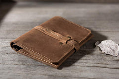 Cool Leather Mens Slim Small Wallets Men billfold Bifold Wallets for Men
