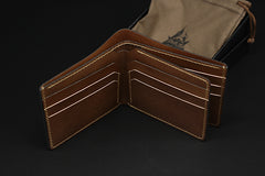 Handmade men wallet custom Thrash Metal Metallica carved leather billfold wallet for men - EverHandmade