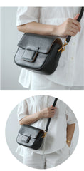 Stylish LEATHER WOMEN Saddle Messenger SHOULDER BAG Crossbody Purse FOR WOMEN