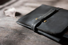 Cool Leather Mens Slim Small Wallets Men billfold Bifold Wallets for Men