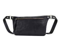 Leather Mens FANNY PACK MENS WAIST BAG HIP PACK BELT BAG FOR MEN