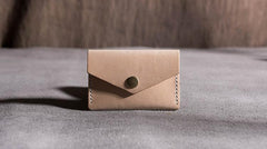 Handmade Leather Mens Cool billfold Wallet Card Holder Small Card Slim Wallets for Men