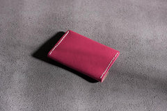 Handmade Leather Mens Cool billfold Wallet Card Holder Small Card Slim Wallets for Men