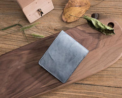 Handmade Leather Cool Mens billfold Leather Wallet Men Small Bifold Wallets for Men
