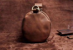 Genuine Leather Mens Barrel Bag Cool Weekender Bag Travel Bag Duffle Bags Overnight Bag Holdall Bag for men