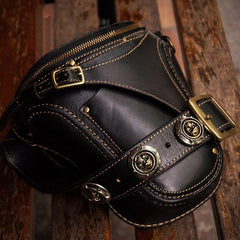 Leather Belt Pouch Mens Small Cases Waist Bags Hip Pack Belt Bags for Men