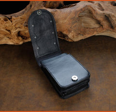 Cool Leather Mens Snake Biker Belt Pouch Waist Bag Drop Leg Bag for Men