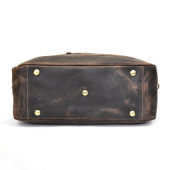 Cool Leather Mens Weekender Bag Travel Bags Duffle Bags Holdall Bag for men