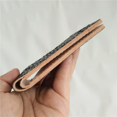 [On Sale] Handmade Cool Mens Snake Skin Bifold Small Wallet Slim billfold Wallet for Men