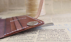 Handmade Leather Womens Vintage Long Wallet Cute Long Wallet for Women