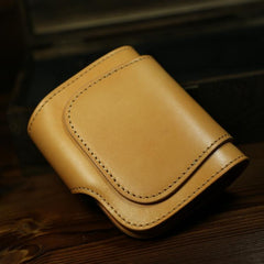 Handmade Leather Biker Wallet Mens Cool Chain Wallet Trucker Wallet with Chain