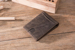 Leather Mens Cool billfold Wallets Card Holder Small Card Slim Wallets for Men