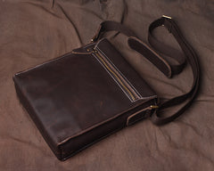 Cool leather mens messenger bag vintage Side Bag shoulder bag for men