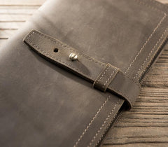 Cool Leather Mens Travel Long Wallet Passport Leather Wallet Long Wallet for Men