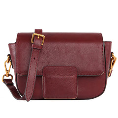 Stylish LEATHER WOMEN Saddle Messenger SHOULDER BAG Crossbody Purse FOR WOMEN