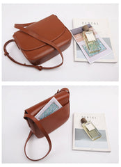 Stylish LEATHER WOMEN Saddle Messenger BAG Crossbody Purse FOR WOMEN