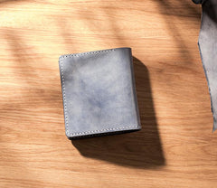 Cool Leather Mens billfold Leather Wallets Men Small Bifold Wallets for Men